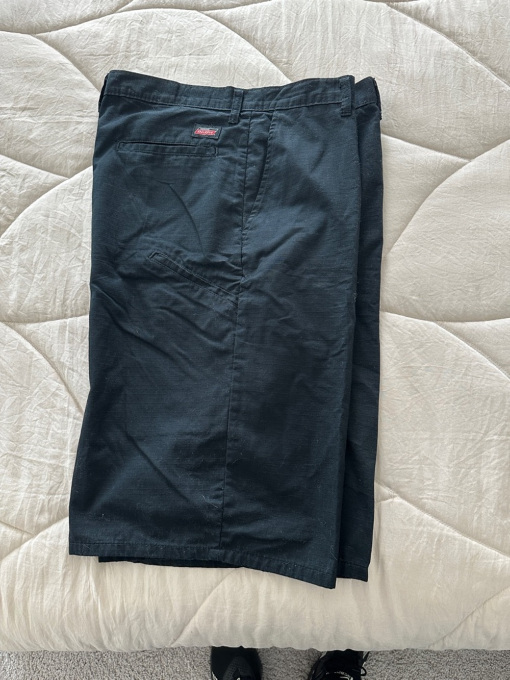 Dickies Black Work Shorts with Small Logo Tab